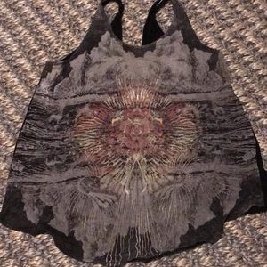 3/30$✨Nikita abstract zip back tank top S
